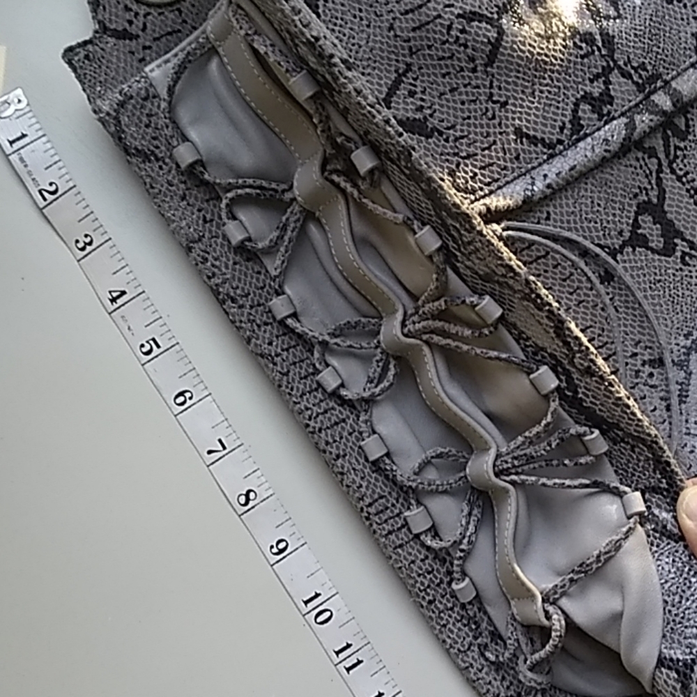 6126 Tempest Python Leather Handbag - image 5